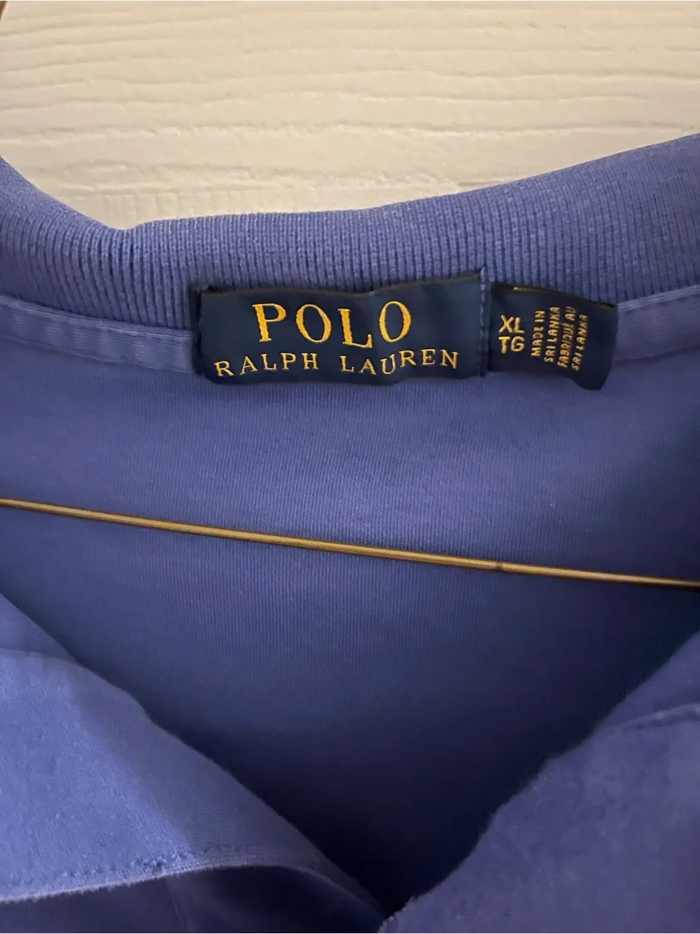 Ralph Lauren Men’s Polo Shirt in Deep Blue with Embroidered Pony